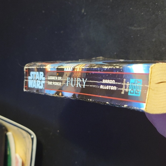 Star Wars Legacy of the Force Fury (Book 7 in series). Used condition, see - Picture 3 of 4